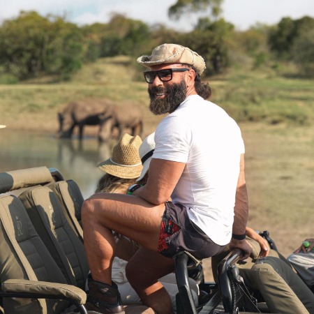 Dan Bilzerian during African Safari .